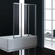 Διαχωριστικό Μπανιέρας Devon Primus Plus DT1200 120X140cm Τρίπτυχo Διάφανo Διαχωριστικό Μπανιέρας Devon Primus Plus DT1200 120X140cm Τρίπτυχo Διάφανo